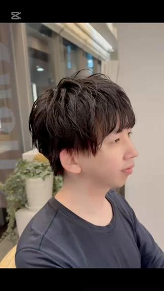 メンズ Soleria所属・艶髪/酸性ストレート 根本零のヘアスタイル