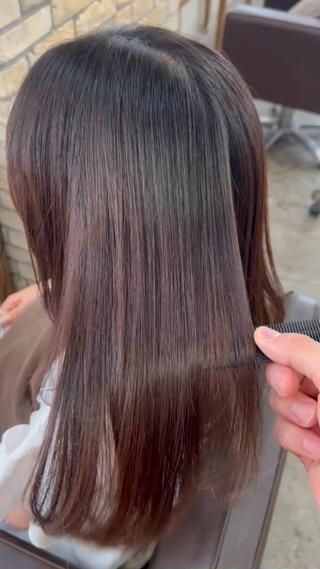 ロング カラー 小澤 一稀のヘアスタイル
