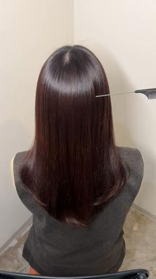 ロング カラー 小澤 一稀のヘアスタイル