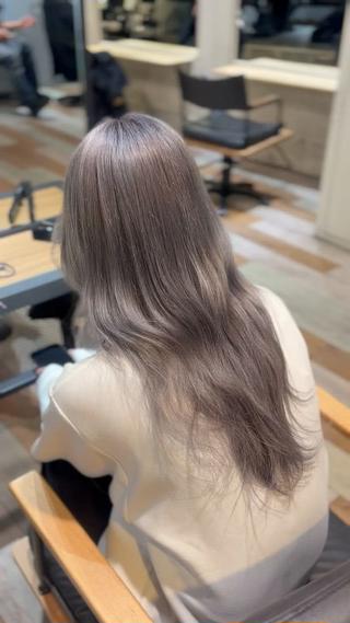 セミロング 💜🦋 COCONA🦋💜のヘアスタイル