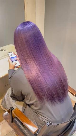 ロング 💜🦋 COCONA🦋💜のヘアスタイル