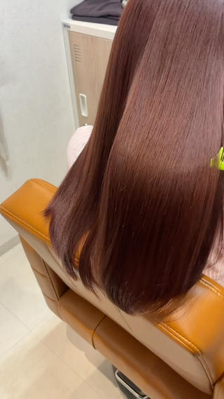 ロング カラー 【完全個室】髪質改善 暖色カラー/山崎唯奈のヘアスタイル