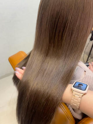 ロング カラー 【完全個室】髪質改善 暖色カラー/山崎唯奈のヘアスタイル