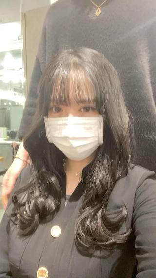 ミディアム 美髪/髪質改善 縮毛矯正/透けカラーのヘアスタイル