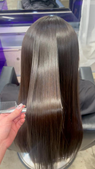 ロング パーマ Hair×design ARUE所属・HAGA HINAのヘアスタイル