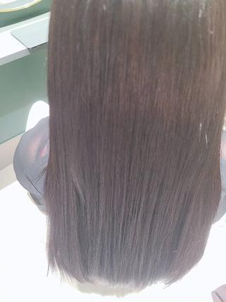 髪質改善ストレートは矯正と違い柔らかい仕上がりになります!
お試しください!