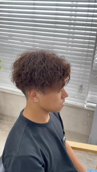 パーマ メンズ 🪮メンズパーマ🪮 池田雅侑のヘアスタイル