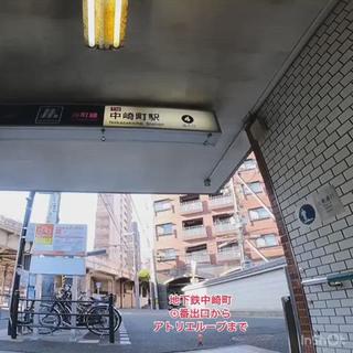 地下鉄　谷町線　中崎町からの道のりです 