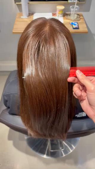 ミディアム カラー ゆーき/髪質改善 .カラーモデル🫧のヘアスタイル