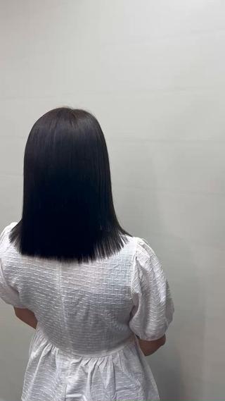 カラー 松井 咲樹のヘアスタイル