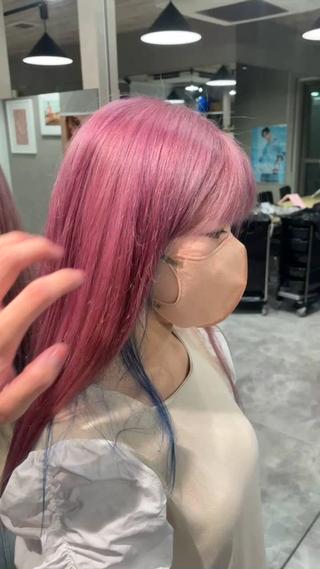 ワンブリーチから作れるツートーンカラーです！ 