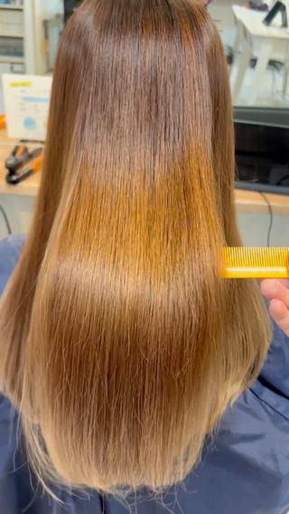髪質改善シルクストレート️
体力がありましたらブリーチ毛でも対応可
毎日のお手入れが楽になります！ 