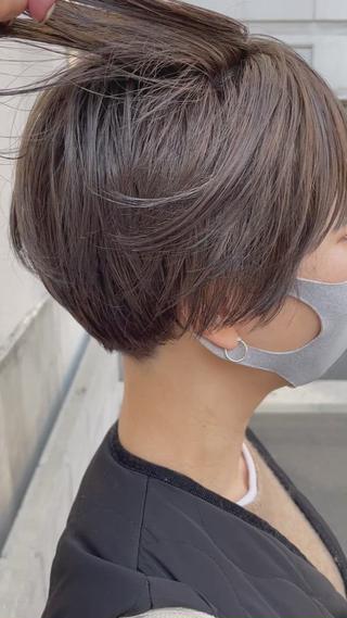 ショート さの あやねのヘアスタイル