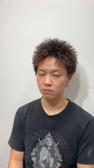 ショート メンズ 【店長】メンズ職人 短髪　ハイトーン🔥のヘアスタイル