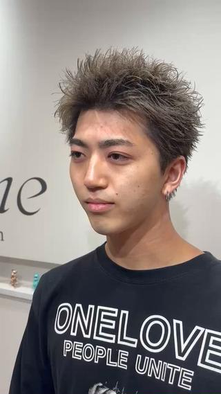 #メンズカット
#メンズショート
#スパイキーショート
#ハイトーン
#短髪 