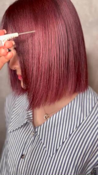 カラー 💫miyu💫デザ インカラー/アレンジのヘアスタイル