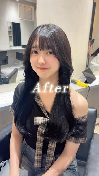 ロング 新宿♡暖色カラー/ エクステ/スズ‎🤍のヘアスタイル