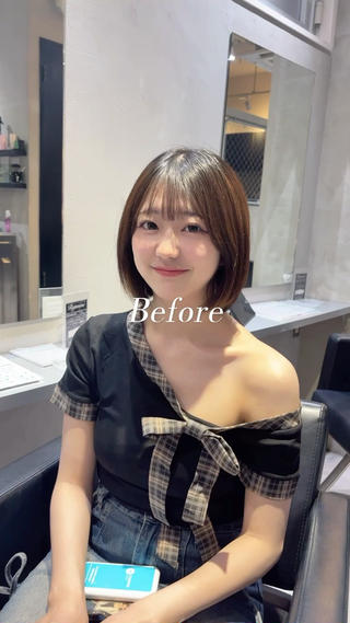ショート 新宿♡暖色カラー/ エクステ/スズ‎🤍のヘアスタイル