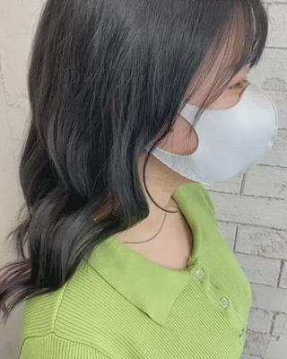 セミロング ホワイト系はお任せ /ブリーチ/店長岩崎のヘアスタイル