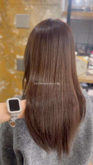 ロング カラー ハイトーン/艶カラー /ケアブリーチ/香音のヘアスタイル