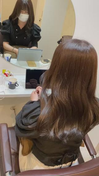 ロング 【髪質改善 艶髪】 布川 莉穂のヘアスタイル