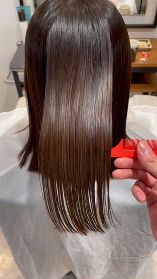 髪質改善#ストレート
