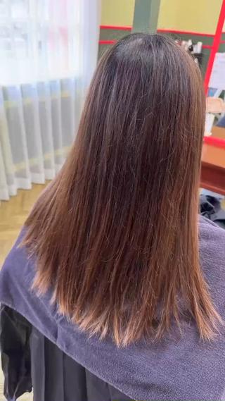 ロング カラー cureK所属・米倉 麻衣のヘアスタイル