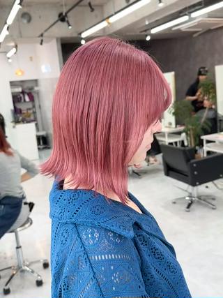 黄色みのないピンクカラーです!