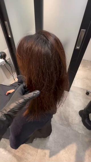 セミロング 100%髪質改善特化 TRUNSのヘアスタイル