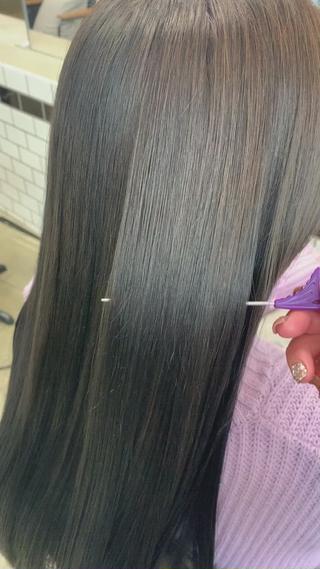 ロング カラー ヘアアレンジ 🎀暖色カラー🎀 ♡yurika♡のヘアスタイル