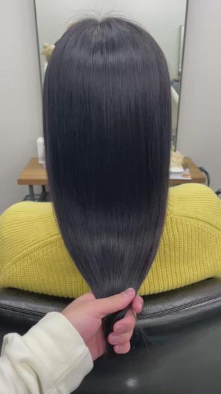 カラー＋髪質改善の新規様メニュー

暗めラベンダー 