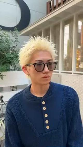 ショート MIYAVI所属・後藤 嵐紀のヘアスタイル