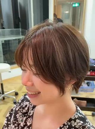 ショート 大林　恵理 【Agu 屋島】のヘアスタイル