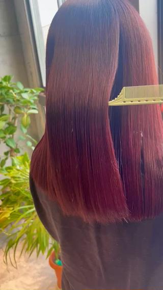 暖色髪質改善トリートメント