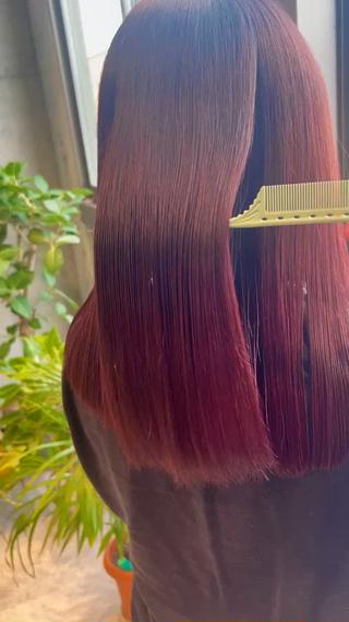 暖色髪質改善トリートメント