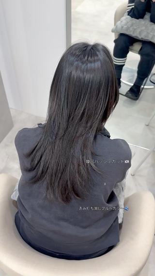 ロング カラー パーマ ヘアアレンジ パク・ボミン小野リエ 韓国ハーフ🦊のその他イメージ