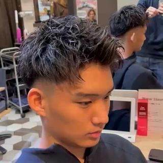 ショート パーマ メンズ 梅田/メンズ専門 ／加地光尊のヘアスタイル