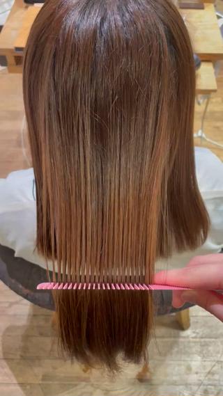 セミロング パーマ／似合わせヘア 嶋 彩芽のヘアスタイル