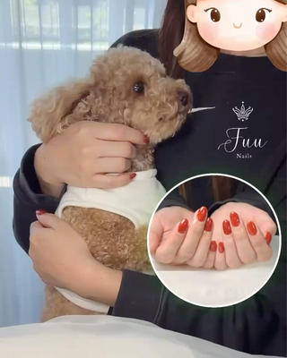 ネイル 犬のいるネイルサロン Fuu nailsのネイルデザイン