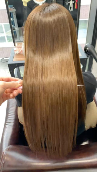 ロング 韓国/ワンホンヘア 髪質改善/MaCoのヘアスタイル