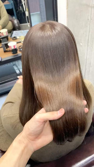 ロング 韓国/ワンホンヘア 髪質改善/MaCoのヘアスタイル