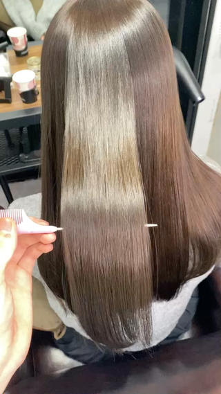 ロング 韓国/ワンホンヘア 髪質改善/MaCoのヘアスタイル