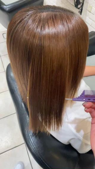 ️縮毛矯正️

梅雨時期に入る前にさらさらつやつやにしませんか？？

お客様一人一人の髪質、履歴に合わせてお薬を選定させて頂いてます！

※ブロー、アイロン仕上げはしてない状態です。 