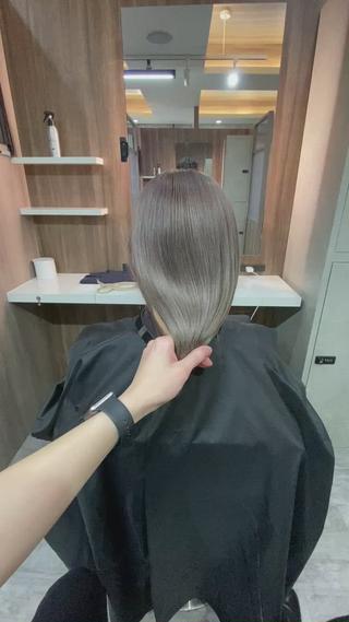 ミディアム カラー 広島No.1美髪矯正 髪質改善/河村総一郎のヘアスタイル