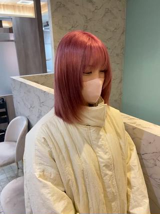 ミディアム カラー 広島No.1美髪矯正 髪質改善/河村総一郎のヘアスタイル