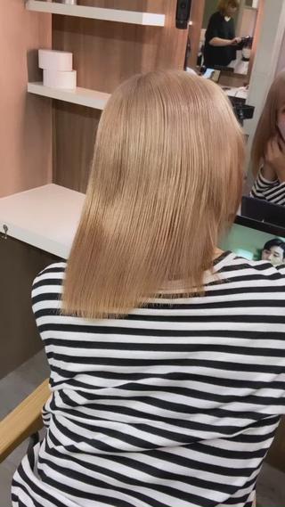 ミディアム 広島No.1美髪矯正 髪質改善/河村総一郎のヘアスタイル