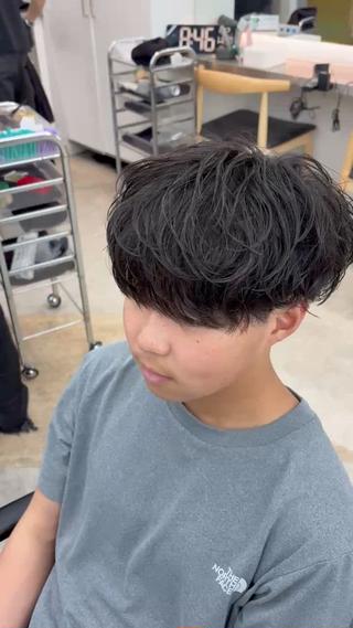 パーマ メンズ 🌀toa/波巻き✨ /メンズパーマ／栄のヘアスタイル