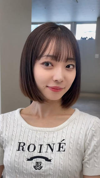 ボブカットの参考動画です