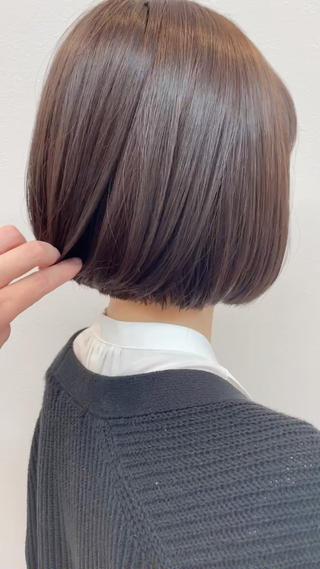 【ミディアムランキングエリア1位獲得】お客様の『8割』がショートボブ!柔らかい今っぽショートボブは幅広く支持頂いてます◎ドライでまとまる『こだわりのカット技法』が再現性を高めます!このスタイルはご指名頂くとスムーズです◎