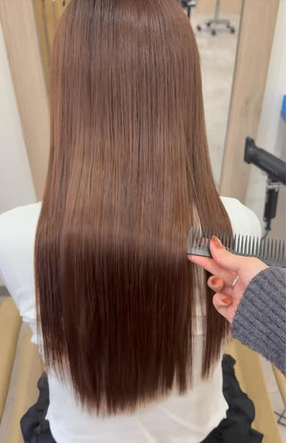 ロング エクステ＆カラー専門 羽エクステ　新大久保のヘアスタイル